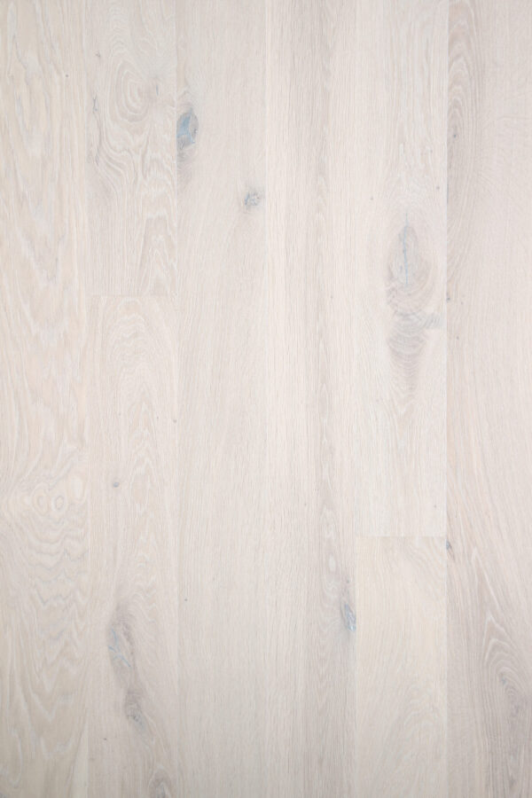 LAUDPARKETT 1-lipiline tamm Pale White pure matt lakk